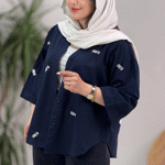 تصویر  شومیز لینن miu miu
