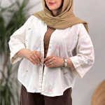تصویر  شومیز لینن miu miu