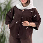 تصویر  شومیز لینن miu miu