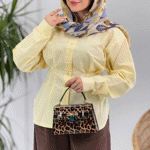 تصویر  شومیز لینن کمر گنی