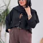 تصویر  شومیز سیلک تک جیب