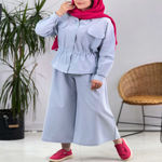 تصویر  ست شومیز و شلوار 2جیب